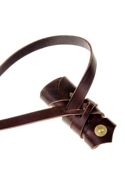 Luksuriøs Viking sværd bælte, brun - Celtic Webmerchant