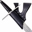 Knight sword holder with double belt loop, black - Celtic Webmerchant