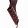 Leather sword holder with laces, brown - Celtic Webmerchant