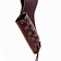 Leather sword holder with laces, brown - Celtic Webmerchant