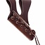 Sword holder with double belt loop, brown - Celtic Webmerchant