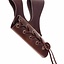 Sword holder with double belt loop, brown - Celtic Webmerchant