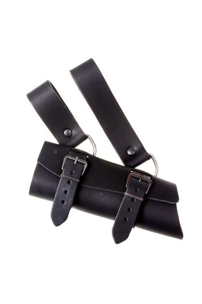 Luxe leren zwaardhouder, zwart - Celtic Webmerchant