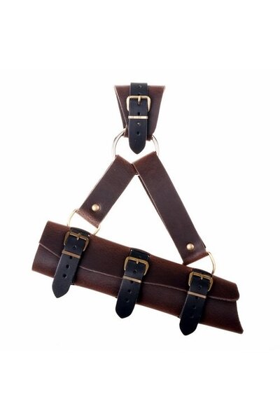 titular de la espada de lujo para LARP espadas, negro-marrón - Celtic Webmerchant