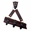 Luxurious sword holder for LARP swords, black-brown - Celtic Webmerchant