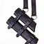 Luxurious sword & dagger holder, black - Celtic Webmerchant