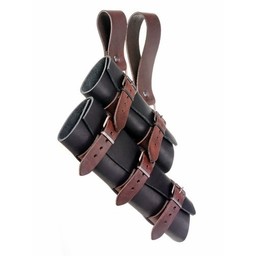 Luxurious Schwert & Dolch Halter, braun-schwarz - Celtic Webmerchant