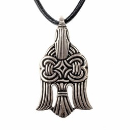 10 ° secolo vichingo Raven pendant, argentato - Celtic Webmerchant
