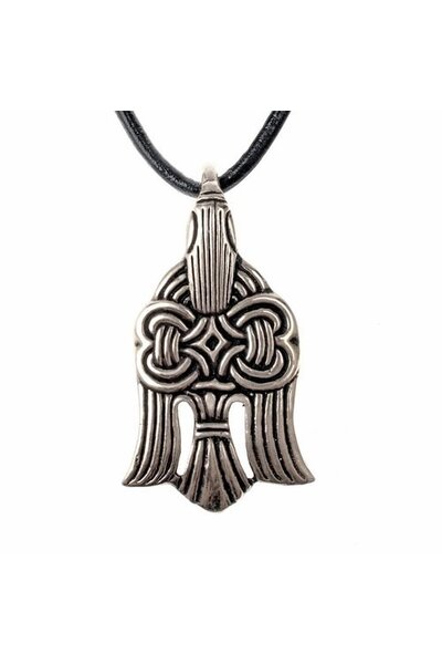 10de eeuwse Vikingraaf hanger, verzilverd - Celtic Webmerchant