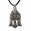 10th century Viking raven pendant, silvered - Celtic Webmerchant