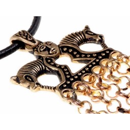 Viking caballos colgante Staraja Ladoga, bronce - Celtic Webmerchant