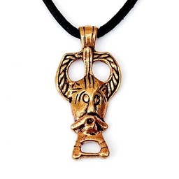 Ribe Odin amulet, brąz - Celtic Webmerchant