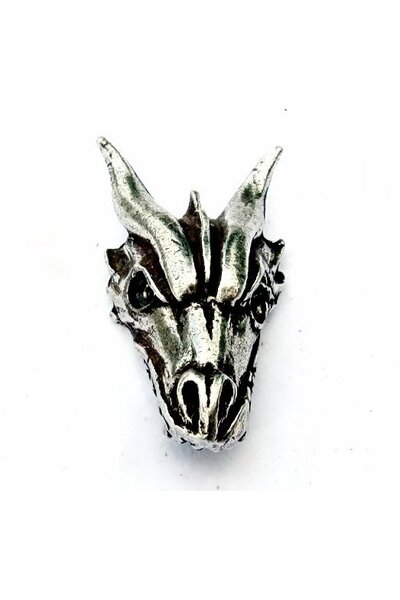 Dragon jewel silvered - Celtic Webmerchant
