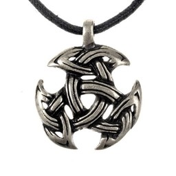 Celtic jewelry trinity motif, silvered - Celtic Webmerchant