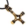 Thor's hammer wolf cross, brass - Celtic Webmerchant