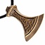 Viking axe jewel, brass - Celtic Webmerchant