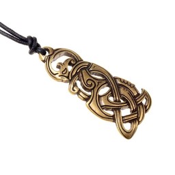 Jewel vichingo serpente, in ottone - Celtic Webmerchant