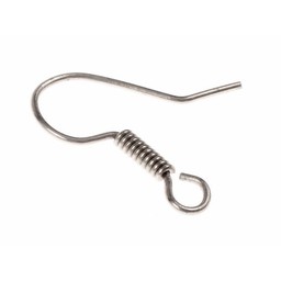 Earring hook silvered - Celtic Webmerchant