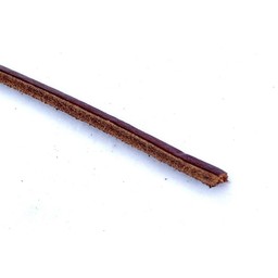 Cinturino in pelle marrone 3,5 mm x 1 m 100 pezzi