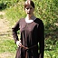 Middelalderlig kjole Emma, ​​mørkebrun
