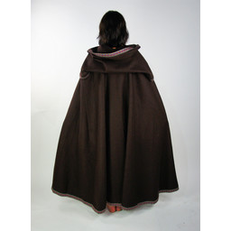 Manteau brodé Lyra, marron - Celtic Webmerchant