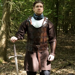 Leren middeleeuwse brigandine, bruin - Celtic Webmerchant