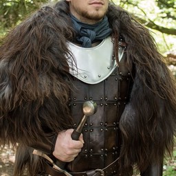 Brigandine medieval de cuero, marrón - Celtic Webmerchant
