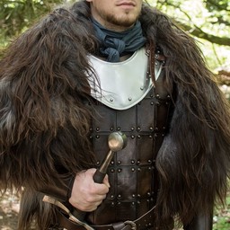 Læder middelalderlig brigandine, brun - Celtic Webmerchant