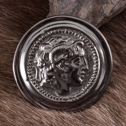 Roman phalera Alexander den store silverfärg - Celtic Webmerchant