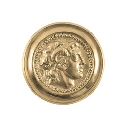 Phalera romano Alessandro Magno color oro - Celtic Webmerchant