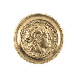 Roman phalera Alexander the Great gold color - Celtic Webmerchant