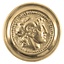 Romeinse phalera Alexander de Grote goudkleurig - Celtic Webmerchant