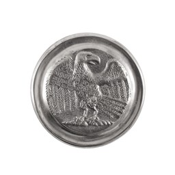 Roman phalera eagle silver color