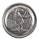 Deepeeka Phalera romana color plateado águila - Celtic Webmerchant
