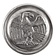 Deepeeka Roman phalera eagle silver color - Celtic Webmerchant