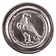 Deepeeka Roman phalera small eagle silver color - Celtic Webmerchant