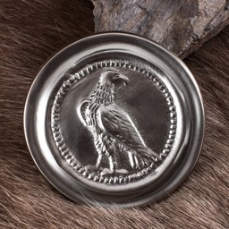 Phalère romaine petite couleur argent aigle - Celtic Webmerchant