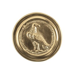 Roman phalera små eagle guldfärg - Celtic Webmerchant