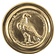 Deepeeka Phalera romana pequeña águila de color oro - Celtic Webmerchant
