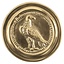 Roman phalera small eagle gold color - Celtic Webmerchant