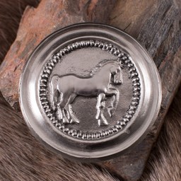 Romersk phalera hest sølv farve