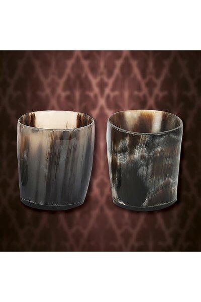 Set of 2 horn shot glasses - Celtic Webmerchant