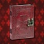 Leather Diary Templar Order with Templar cross - Celtic Webmerchant