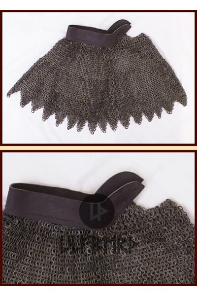 Maliënkraag, platte ringen - wigvormige klinknagels, 8 mm - Celtic Webmerchant