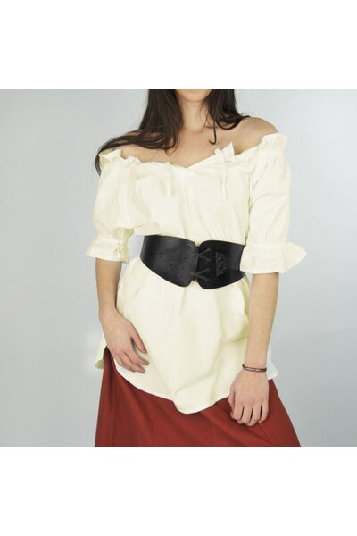 Blouse Morgause, cream - Celtic Webmerchant