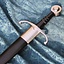 Medieval sword battle-ready with leather scabbard, tempered (blunt 3 mm) - Celtic Webmerchant