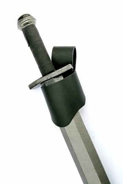 Leather sword holder black, Viking and medieval swords - Celtic Webmerchant