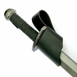 Leather sword holder black, Viking and medieval swords - Celtic Webmerchant