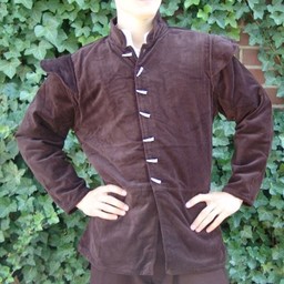 16th century doublet with removable sleeves, brown - Celtic Webmerchant