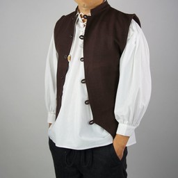 17th century sailor vest, brown - Celtic Webmerchant